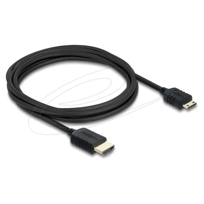 Delock Koaxiales High Speed HDMI Kabel HDMI Stecker zu Mini HDMI Stecker 8K 60 Hz 3 m — image 1