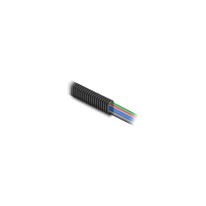 Delock Kunststoff Kabelschutzschlauch in Ovalform flexibel 13.6 x 6.3 mm - Länge 10 m schwarz — image 2
