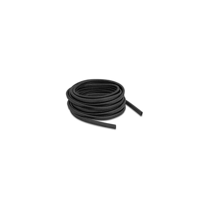Delock Kunststoff Kabelschutzschlauch in Ovalform flexibel 13.6 x 6.3 mm - Länge 10 m schwarz — image 1