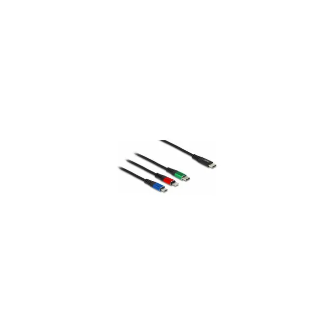 Delock Ladekabel USB-C to Micro-USB Lightning USB-C — image 1
