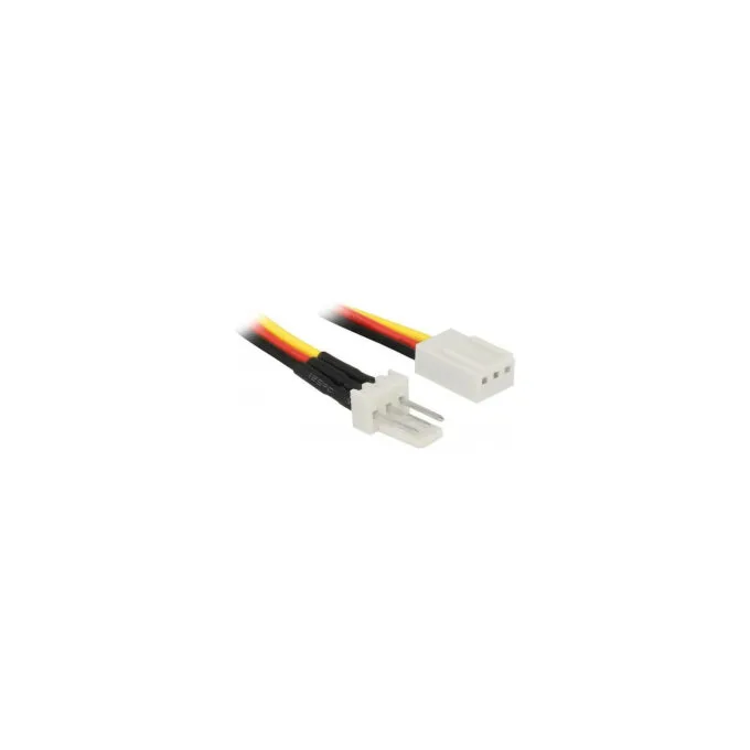 Delock Lüfter Stromkabel 3 Pin Stecker zu 3 Pin Buchse 60 cm — image 1