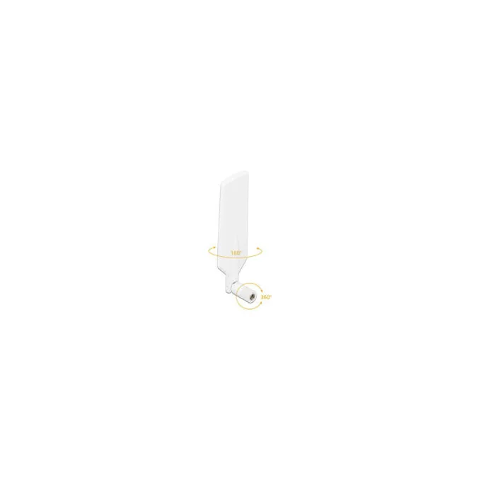 Delock LTE Antenne Dualband WLAN ac a b g n SMA Stecker 1 - 4 dBi omnidirektional drehbar mit Kippgelenk weiß — image 2