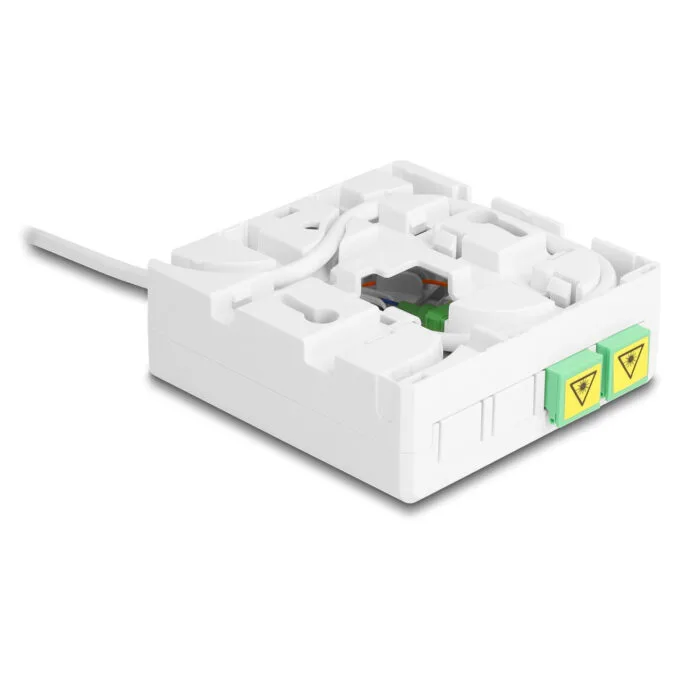 Delock LWL Anschlussdose 2 x SC APC Simplex mit Verlegekabel Set 30 m — image 4