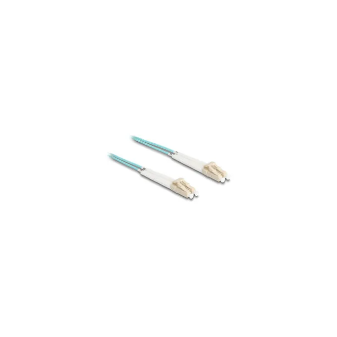 Delock LWL Kabel LC Duplex zu LC Duplex Multimode OM3 winkelbar 3 m — image 1