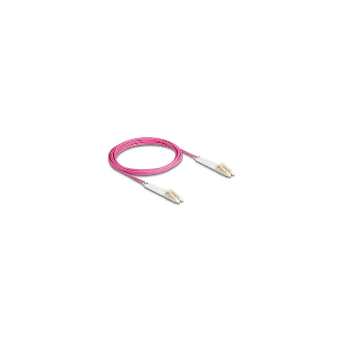 Delock LWL Kabel LC Duplex zu LC Duplex Multimode OM4 winkelbar 3 m — image 2