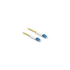Delock LWL Kabel LC Duplex zu LC Duplex Singlemode OS2 winkelbar 0.5 m