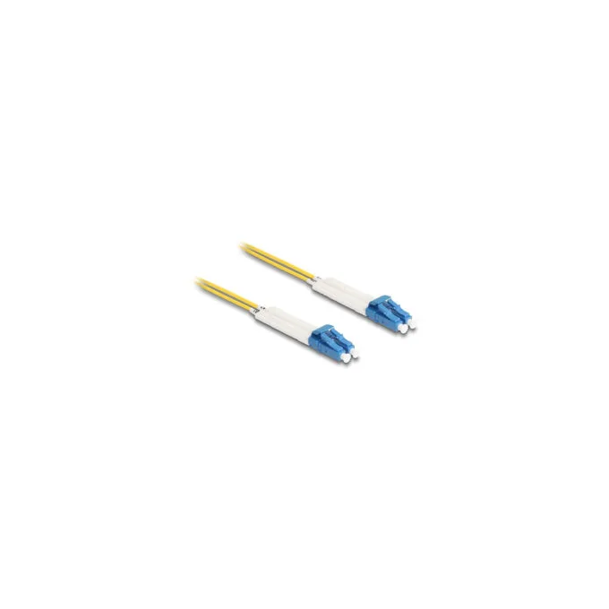 Delock LWL Kabel LC Duplex zu LC Duplex Singlemode OS2 winkelbar 3 m — image 1