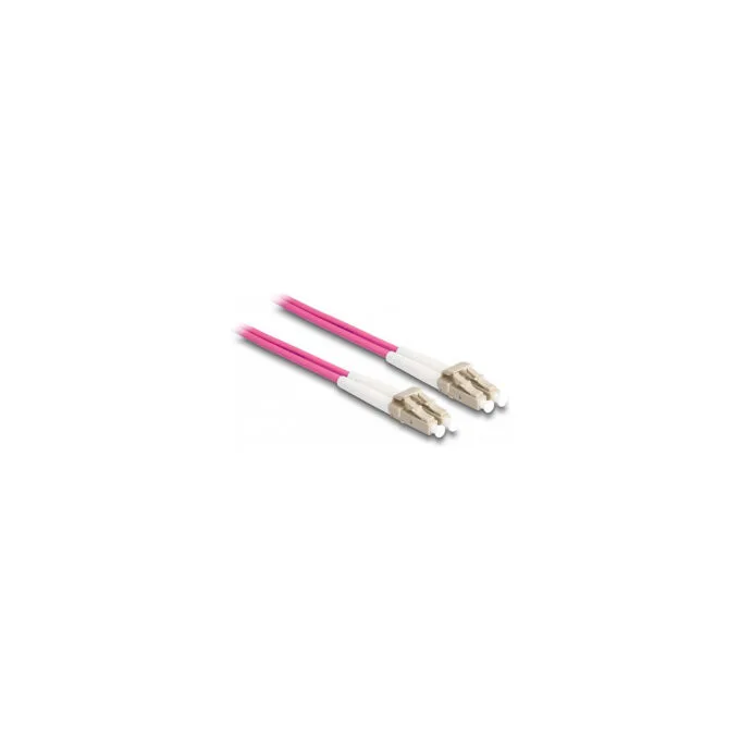 Delock LWL Kabel mit Metallarmierung LC Duplex zu LC Duplex Multimode OM4 2 m — image 2