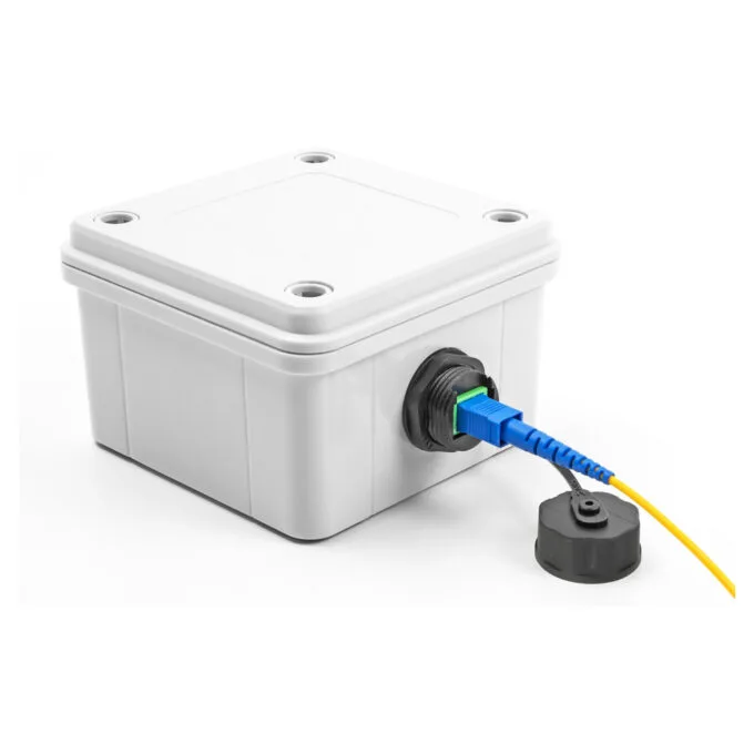 Delock LWL Kabelverbinder SC Simplex Buchse zu SC Simplex Buchse mit Verschlusskappe wasserfest — image 3