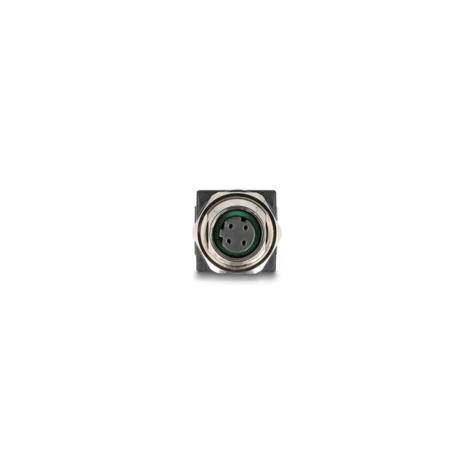 Delock M12 Adapter D-kodiert 4 Pin Buchse zu RJ45 Buchse gerade — image 2
