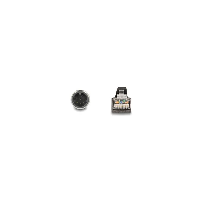 Delock M12 Kabel A-kodiert 8 Pin Stecker zu RJ45 Stecker PUR (TPU) 2 m — image 2