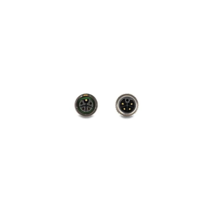 Delock M12 Kabel L-kodiert 5 Pin Stecker rechts gewinkelt zu Buchse gerade PUR schleppkettentauglich 5 m grau — image 3