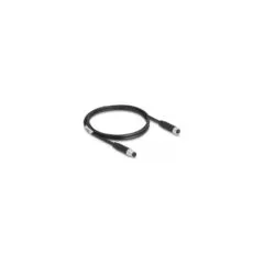 Delock M8 A-kodiert 4 Pin Kabel Stecker zu Buchse PUR (TPU) 1 m