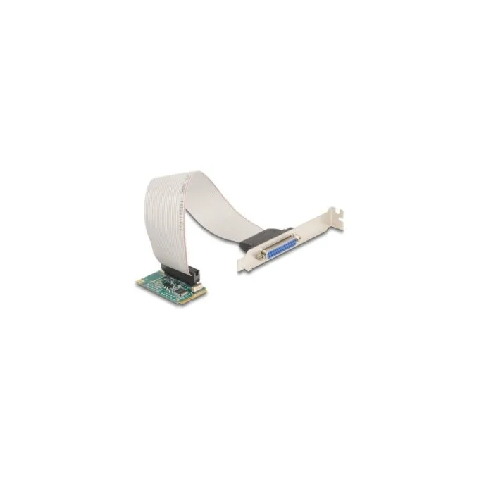 Delock Mini PCIe I/O PCIe Interface Card - Full Size - 1 x Parallel — image 3