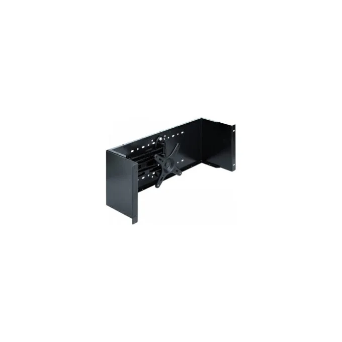 Delock Monitorarm - Rack montierbar - Schwarz - 4U - 48.3 cm — image 1