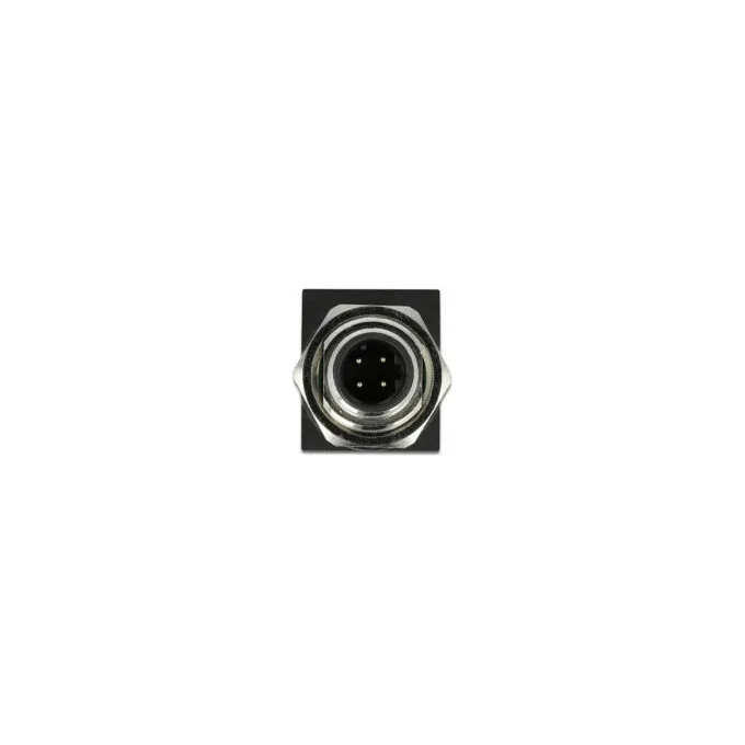 Delock Netzwerkadapter M12 D-kodiert 4 Pin Stecker zu RJ45 Buchse — image 2