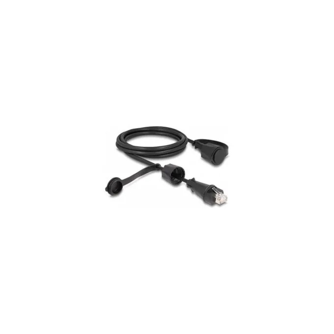 Delock Netzwerkkabel RJ45 Stecker zu RJ45 Stecker Cat.6 STP mit Verschlusskappe Outdoor IP68 staub- und wasserdicht s... — image 2