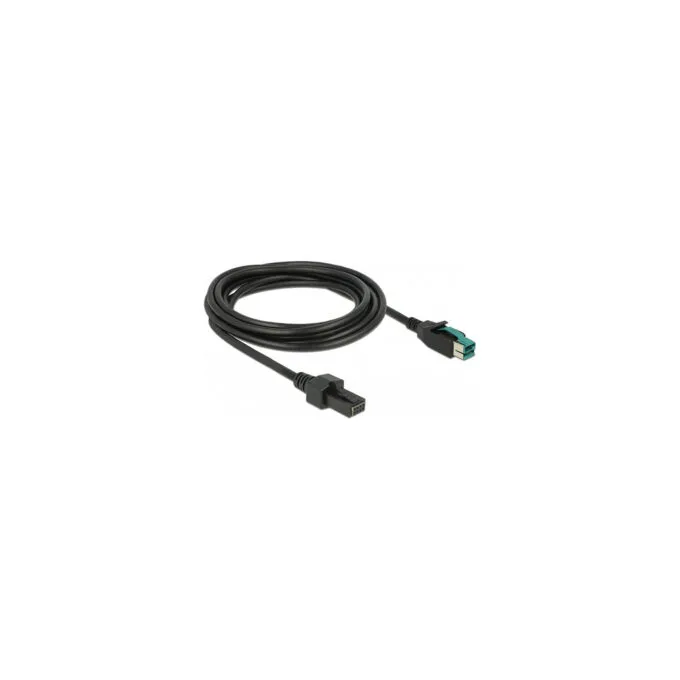 Delock PoweredUSB Kabel Stecker 12 V to 2 x 4 Pin Stecker 3 m für POS Drucker und Terminals — image 3