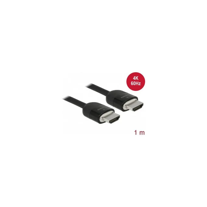 Delock Premium HDMI Kabel 4K 60 Hz 1 m — image 2