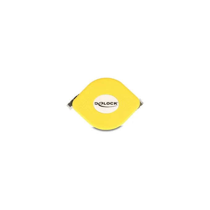 Delock RJ45 Aufrollkabel Cat.6A STP 1.5 m schwarz gelb — image 2