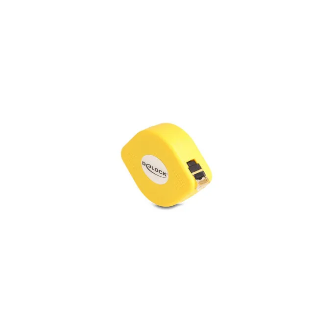 Delock RJ45 Aufrollkabel Cat.6A STP 1.5 m schwarz gelb — image 1