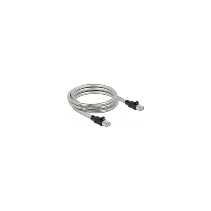 Delock RJ45 Kabel Cat.6A U FTP mit Metallmantel 5 m — image 1