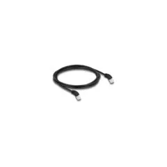 Delock RJ45 Netzwerkkabel Cat.6A S FTP 45° nach oben gewinkelt 2 m schwarz