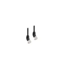 Delock RJ45 Netzwerkkabel Cat.6A S FTP 45° nach unten gewinkelt 0.25 m schwarz