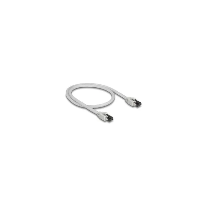 Delock RJ45 Netzwerkkabel Cat.8.1 S FTP 0.5 m bis 40 Gbps grau — image 2