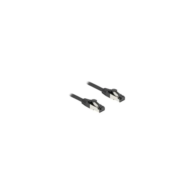 Delock RJ45 Netzwerkkabel Cat.8.1 S FTP 1 m bis 40 Gbps schwarz — image 1