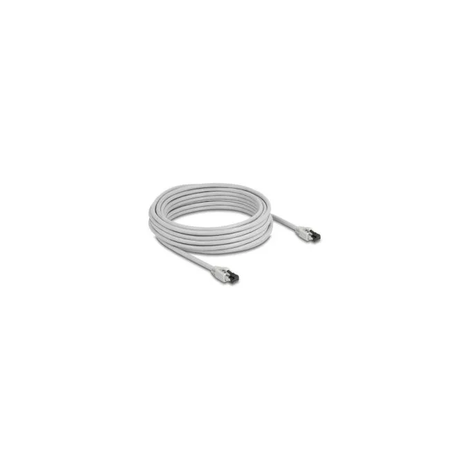 Delock RJ45 Netzwerkkabel Cat.8.1 S FTP 10 m bis 40 Gbps grau — image 2