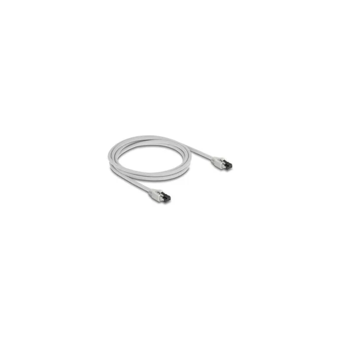 Delock RJ45 Netzwerkkabel Cat.8.1 S FTP 2 m bis 40 Gbps grau — image 2