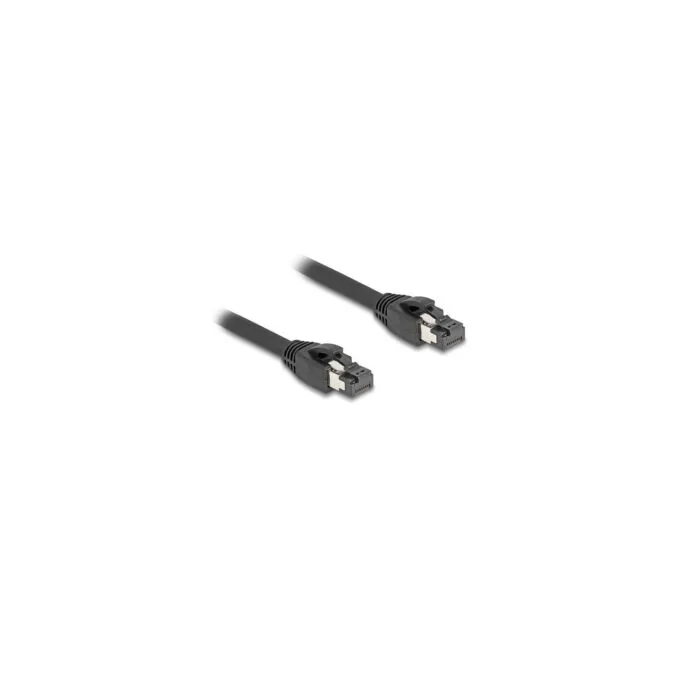 Delock RJ45 Netzwerkkabel Cat.8.1 S FTP 50 cm bis 40 Gbps schwarz — image 2