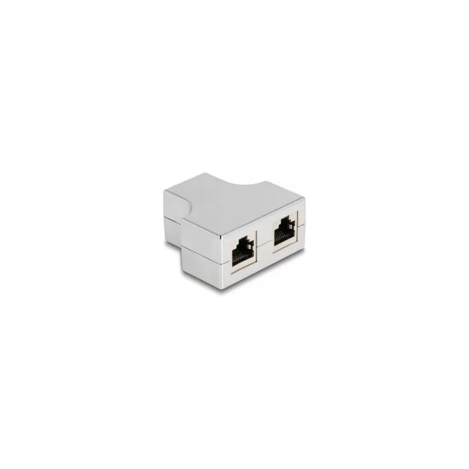 Delock RJ45 Splitter T-Adapter 1 x RJ45 Buchse zu 2 x RJ45 Buchse Cat.5e STP — image 2