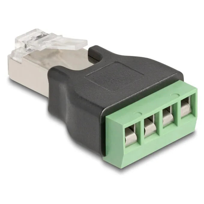 Delock RJ45 Stecker zu Terminalblock Adapter 4 Pin — image 2