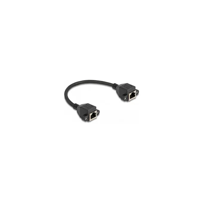 Delock RJ50 Verlängerungskabel Buchse zu Buchse S FTP 0.25 m schwarz — image 2