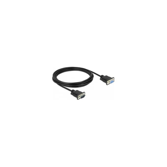 Delock RS-232 Kabel Seriell D-Sub9 Stecker zu Buchse mit schmalem Steckergehäuse 3 m — image 2
