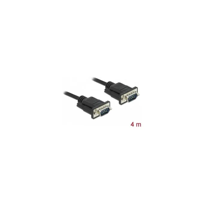 Delock RS-232 Kabel Seriell D-Sub9 Stecker zu Stecker mit schmalem Steckergehäuse 4 m — image 3