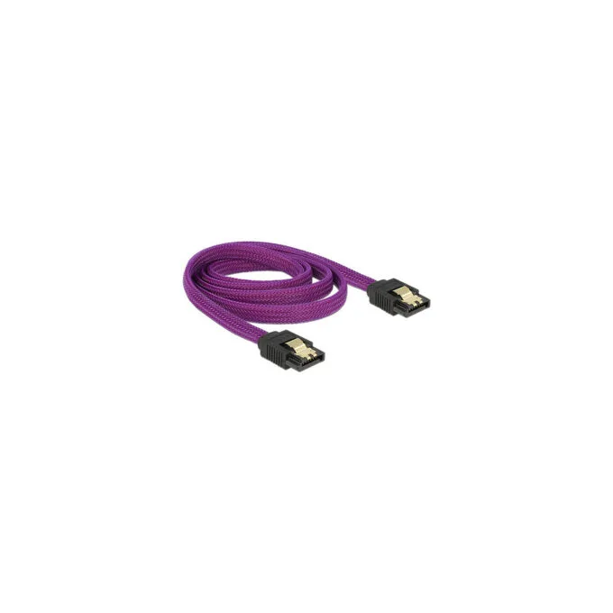 Delock SATA 6 Gb s Kabel 100 cm violett — image 2