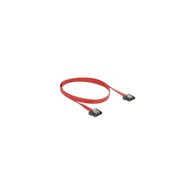 Delock SATA 6 Gb s Kabel 50 cm rot FLEXI — image 2