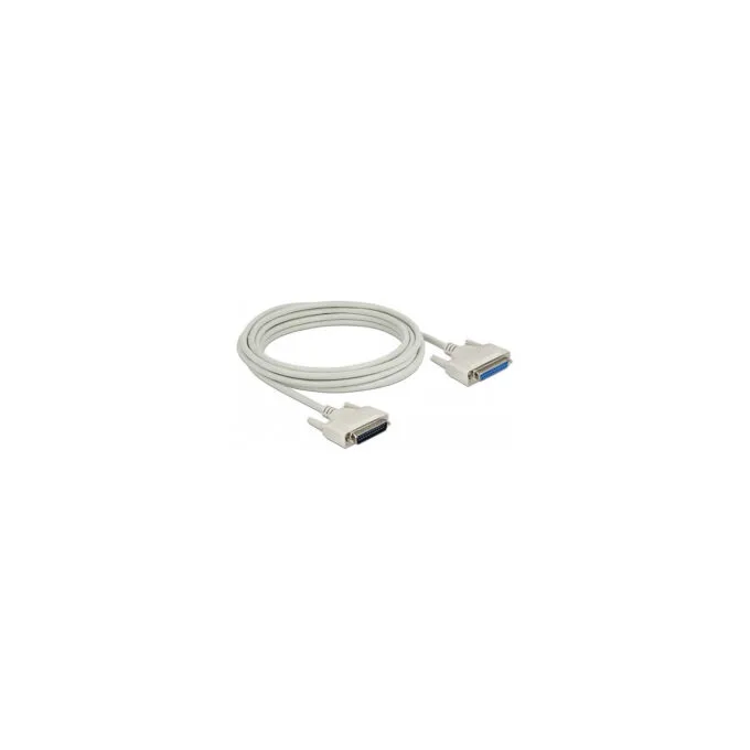 Delock Serielles Kabel D-Sub 25 Stecker zu Buchse 5 m — image 1