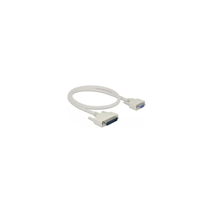 Delock Serielles Kabel D-Sub 25 Stecker zu D-Sub 9 Buchse 0.5 m — image 1