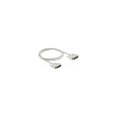 Delock Serielles Kabel D-Sub 25 Stecker zu Stecker 2 m