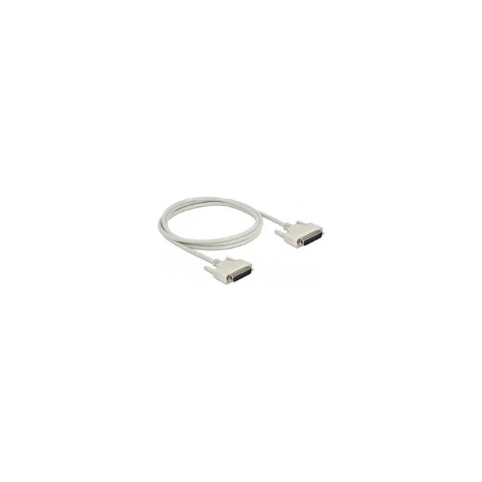 Delock Serielles Kabel D-Sub 25 Stecker zu Stecker 2 m — image 1