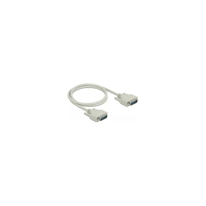 Delock Serielles Kabel D-Sub15 Stecker zu Stecker 1 m — image 1