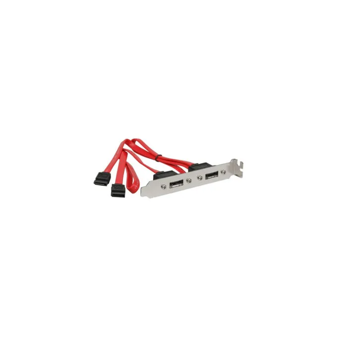 Delock Slot Bracket SATA to eSATA 2-Port – Legacy PCI — image 1