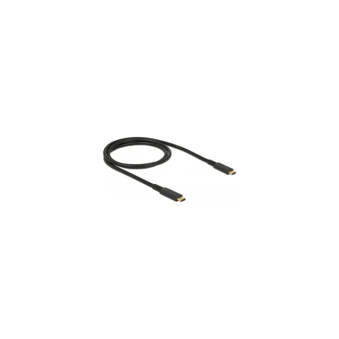 Delock USB 10 Gbps Kabel USB Type-CTM Stecker zu Stecker PD 3.0 60 W E-Marker 1 m koaxial — image 2