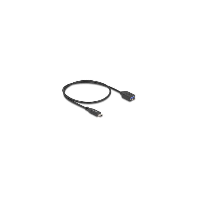 Delock USB 10 Gbps Kabel USB Type-CTM Stecker zu Typ-A Buchse 50 cm koaxial — image 2
