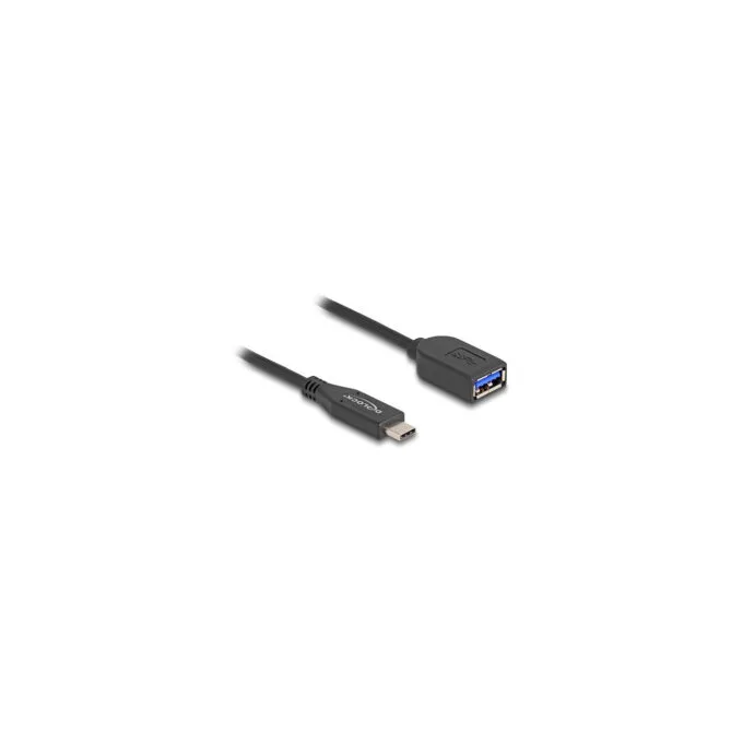 Delock USB 10 Gbps Kabel USB Type-CTM Stecker zu Typ-A Buchse 50 cm koaxial — image 1