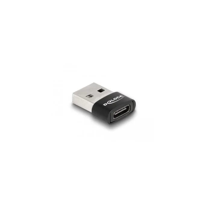 DELOCK USB 2.0 Adapter USB Type-A to USB Type-C - Black — image 2
